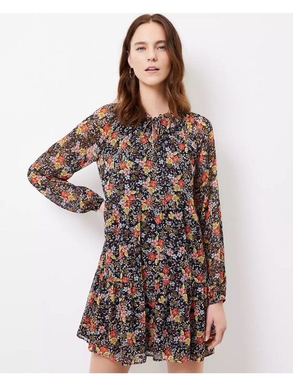 LOFT Bohemian Floral Dress